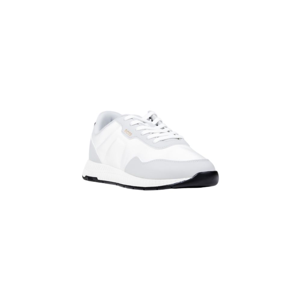 Hugo Boss White Polyester Athletic Sneakers - ClickThatClicks 