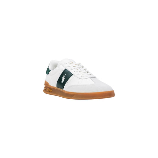 Ralph Lauren Bicolor Leather Low Top Sneakers - ClickThatClicks 