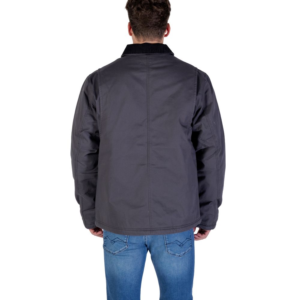 Tommy Hilfiger Jeans Gray Recycled Cotton Denim Jacket - ClickThatClicks 