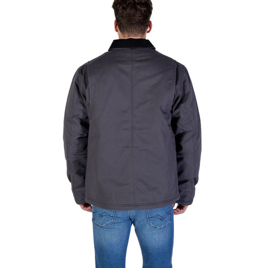 Tommy Hilfiger Jeans Gray Recycled Cotton Denim Jacket - ClickThatClicks 