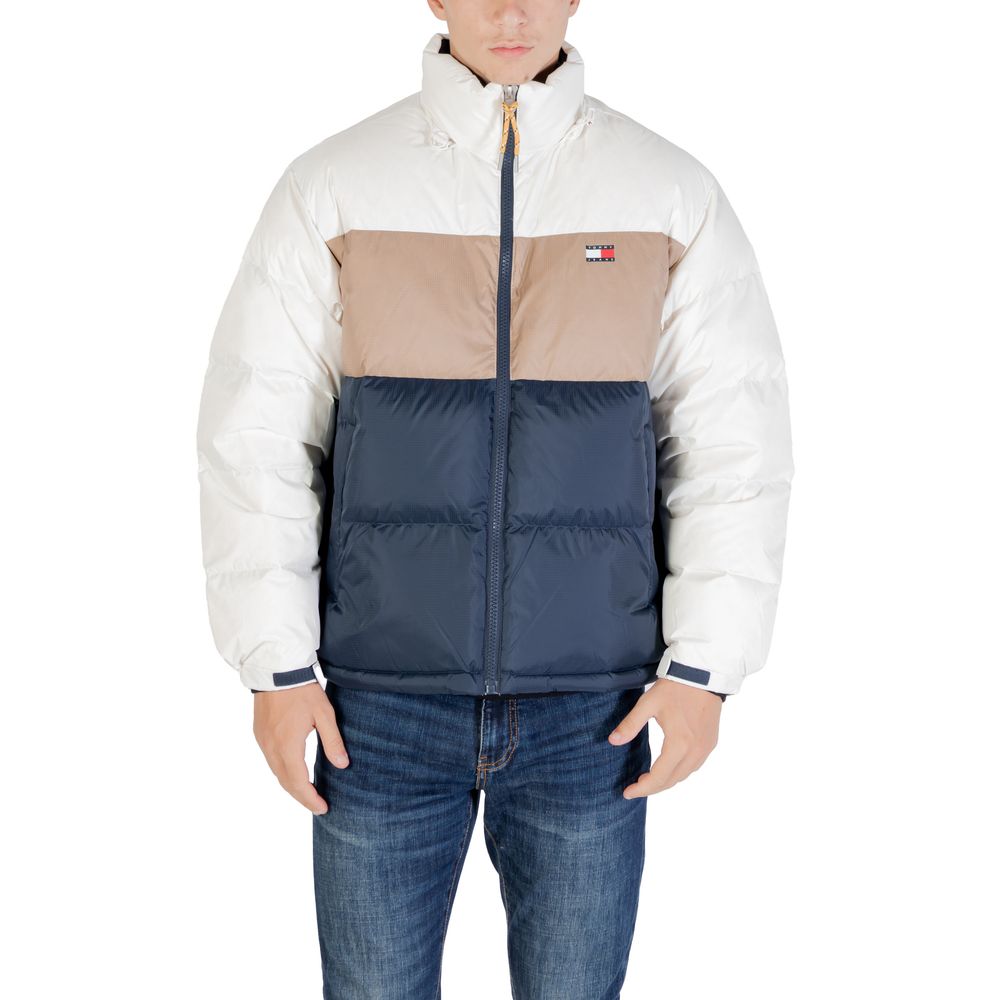 Tommy Hilfiger Jeans Cream Recycled Polyester Bomber - ClickThatClicks 
