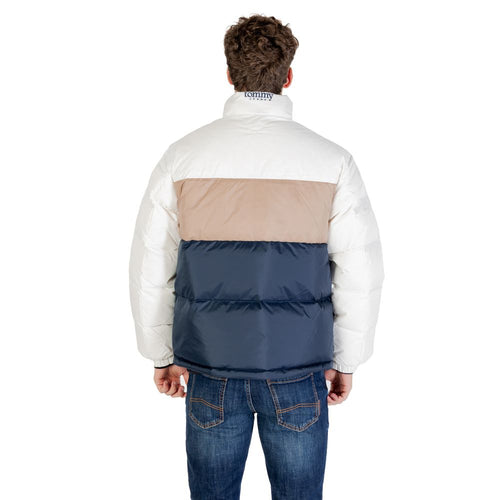 Tommy Hilfiger Jeans Cream Recycled Polyester Bomber - ClickThatClicks 