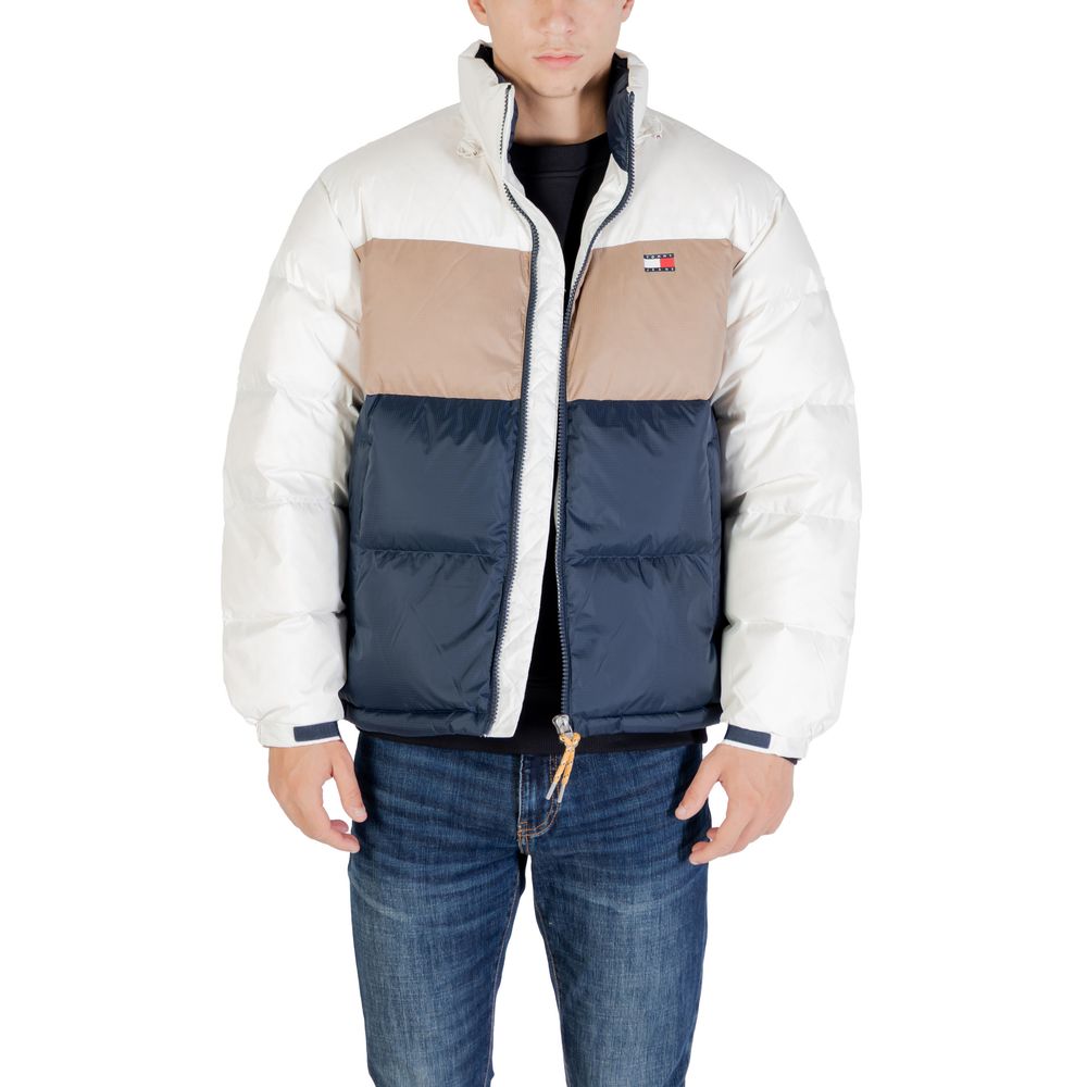 Tommy Hilfiger Jeans Cream Recycled Polyester Bomber - ClickThatClicks 