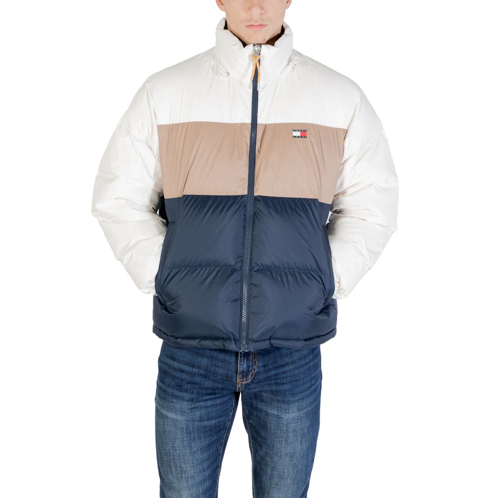 Tommy Hilfiger Jeans Cream Recycled Polyester Bomber - ClickThatClicks 