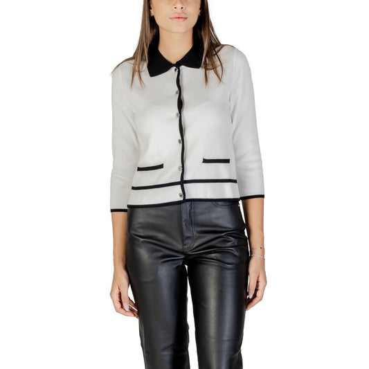 Morgan De Toi Black And White Viscose Sweatshirt - ClickThatClicks 