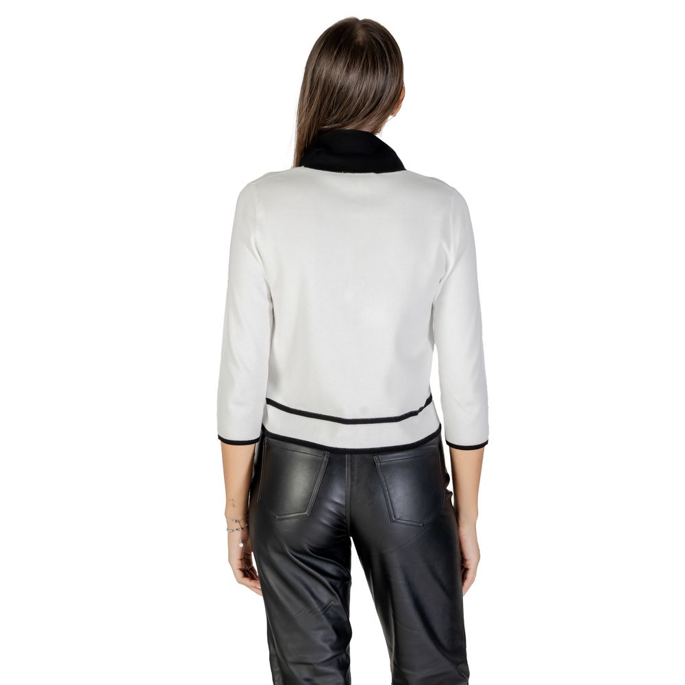 Morgan De Toi Black And White Viscose Sweatshirt - ClickThatClicks 
