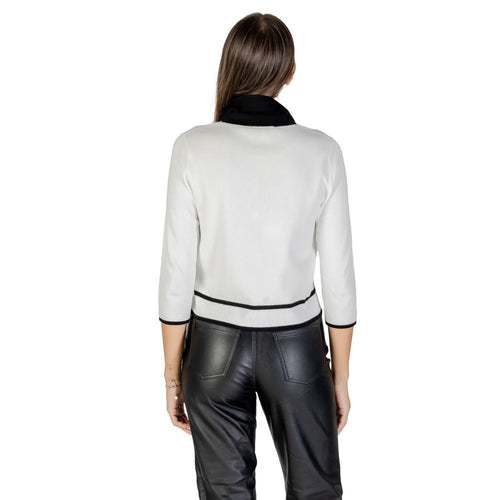 Morgan De Toi Black And White Viscose Sweatshirt - ClickThatClicks 