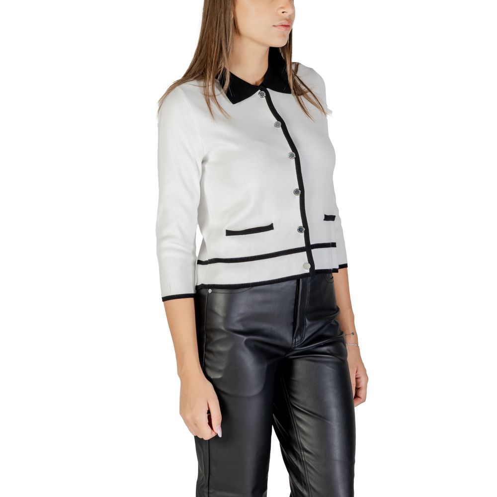Morgan De Toi Black And White Viscose Sweatshirt - ClickThatClicks 