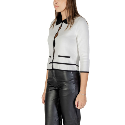 Morgan De Toi Black And White Viscose Sweatshirt - ClickThatClicks 