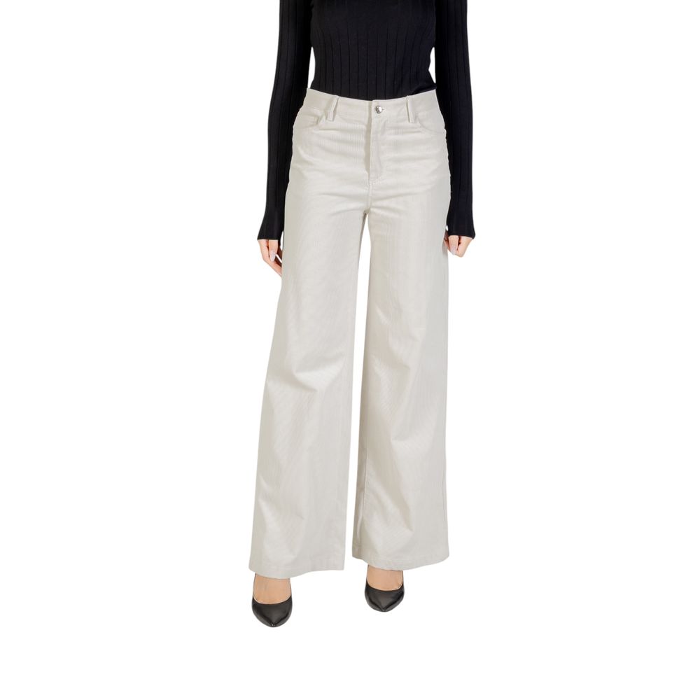Liu Jo Beige Cotton Casual Pants - ClickThatClicks 