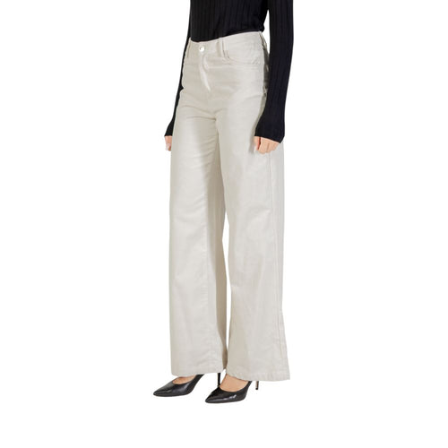 Liu Jo Beige Cotton Casual Pants - ClickThatClicks 