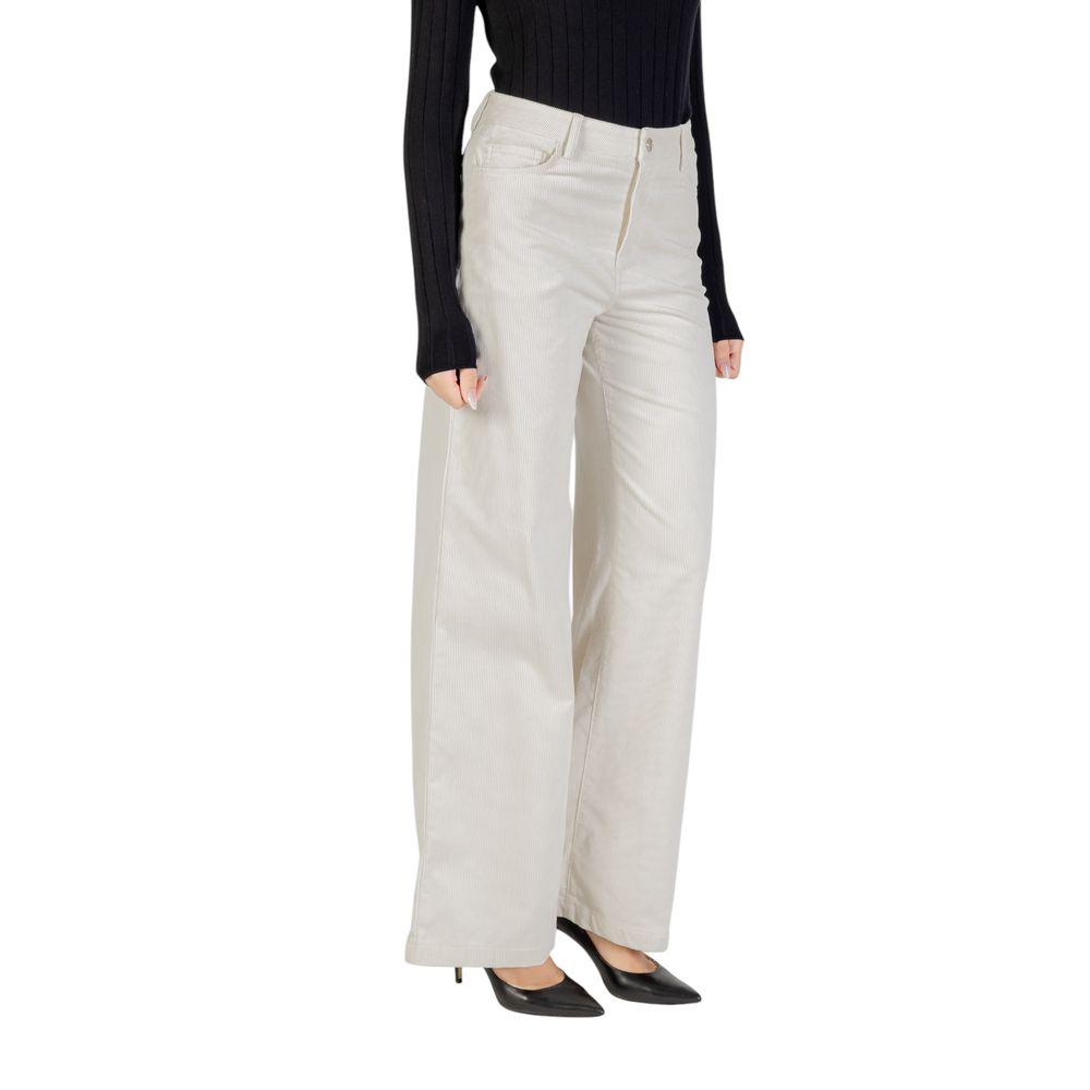 Liu Jo Beige Cotton Casual Pants - ClickThatClicks 