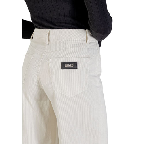 Liu Jo Beige Cotton Casual Pants - ClickThatClicks 