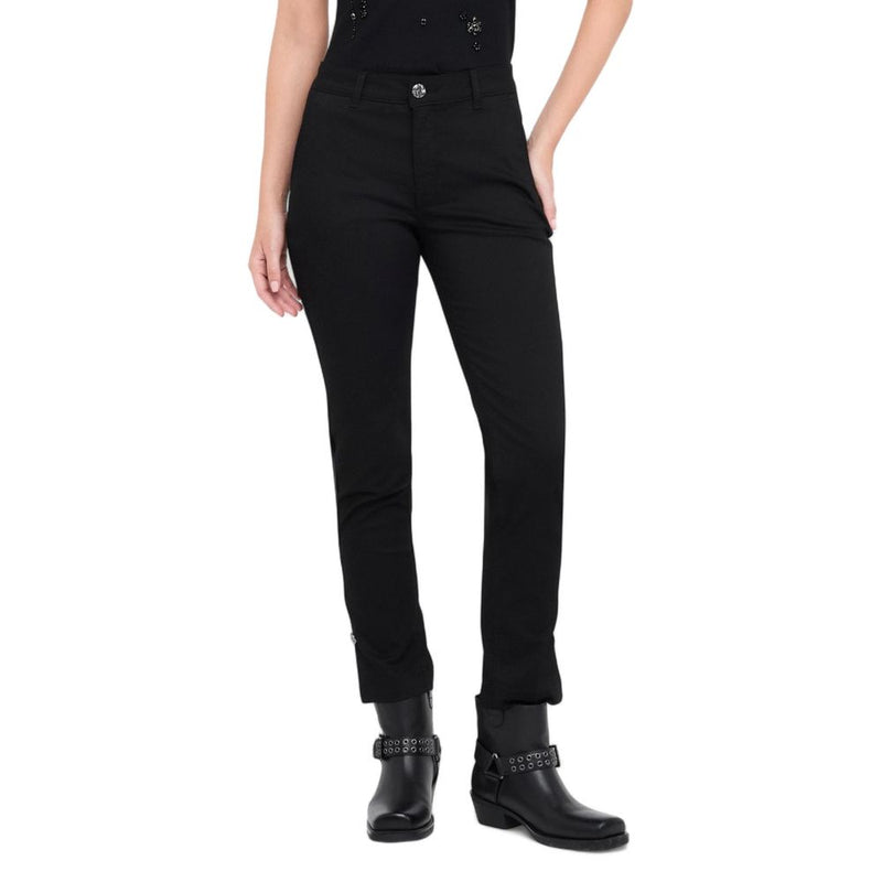 Liu Jo Black Cotton Dress Pants - ClickThatClicks 