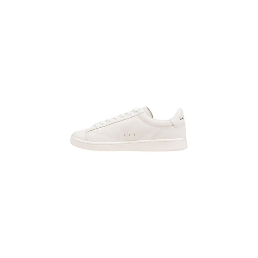 Lacoste White Leather Low Top Sneakers - ClickThatClicks 