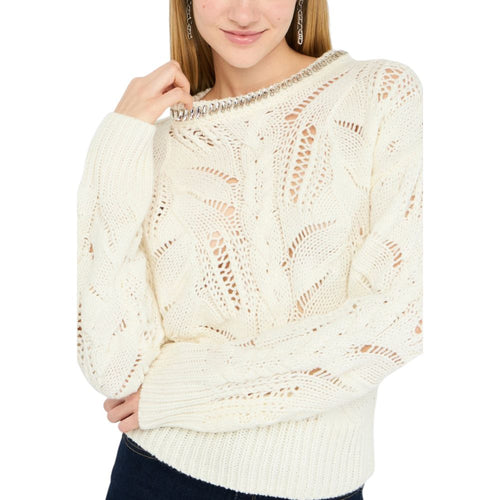 Liu Jo White Marabou Sweatshirt - ClickThatClicks 