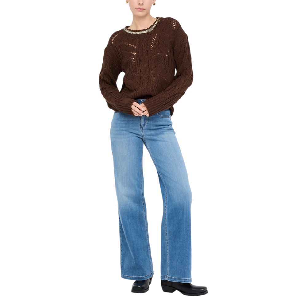 Liu Jo Brown Marabou Sweatshirt - ClickThatClicks 