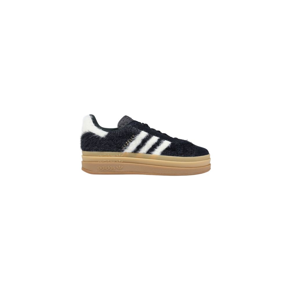 Adidas Originals Black Leather Platform Sneakers - ClickThatClicks 