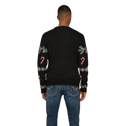 Only & Sons Black Marabou Sweatshirt - ClickThatClicks 