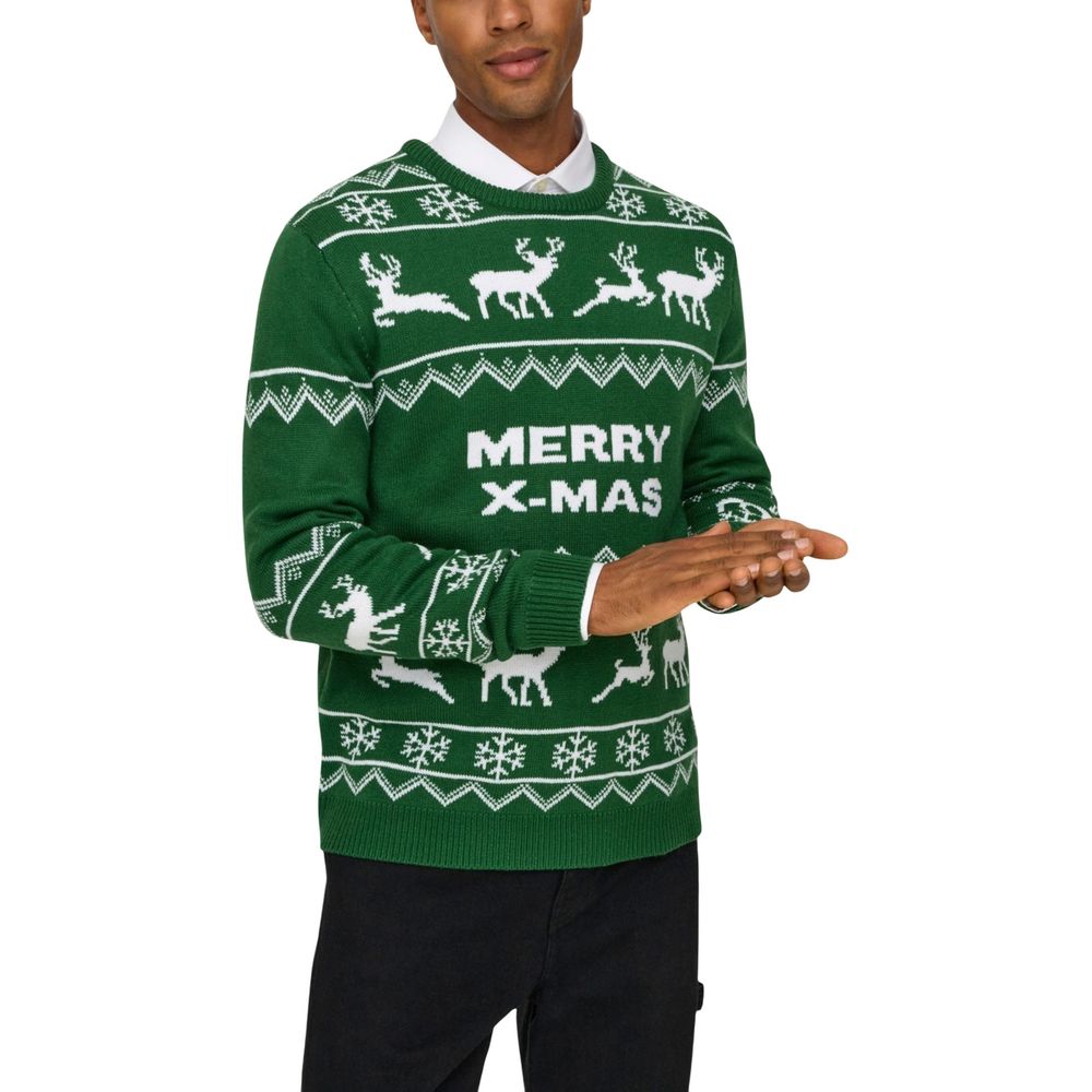 Only & Sons Bicolor Marabou Sweatshirt - ClickThatClicks 