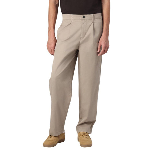 Only & Sons Beige Cotton Casual Pants - ClickThatClicks 