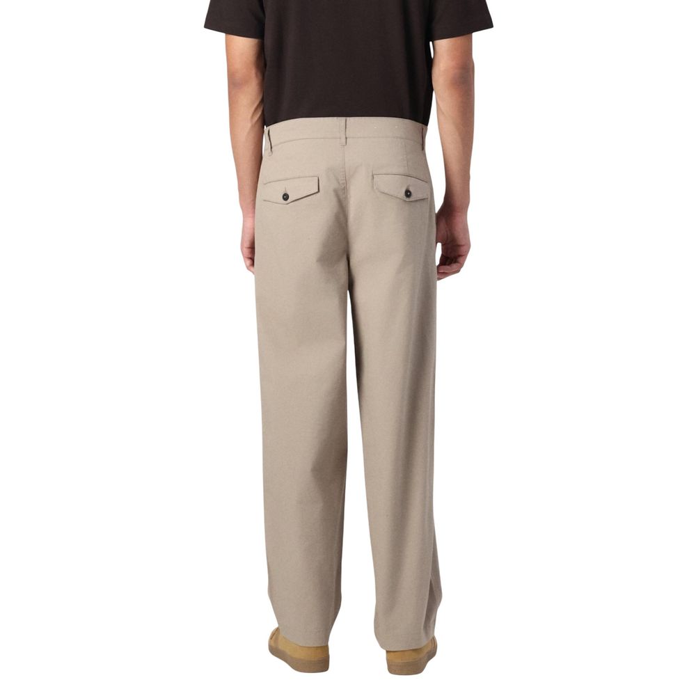 Only & Sons Beige Cotton Casual Pants - ClickThatClicks 