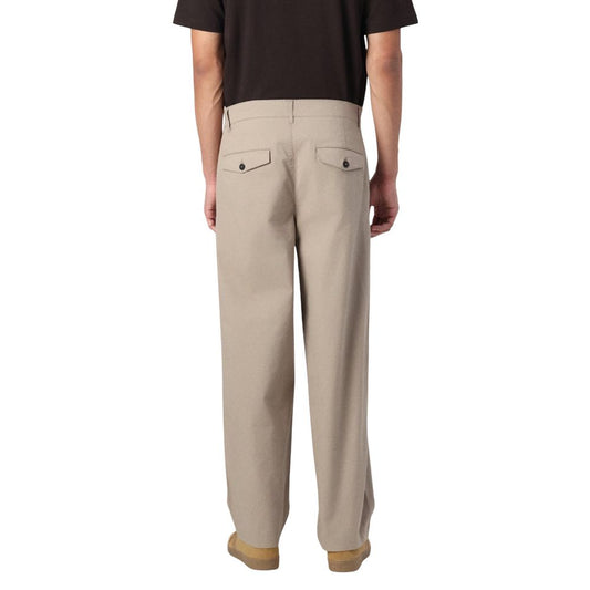 Only & Sons Beige Cotton Casual Pants - ClickThatClicks 
