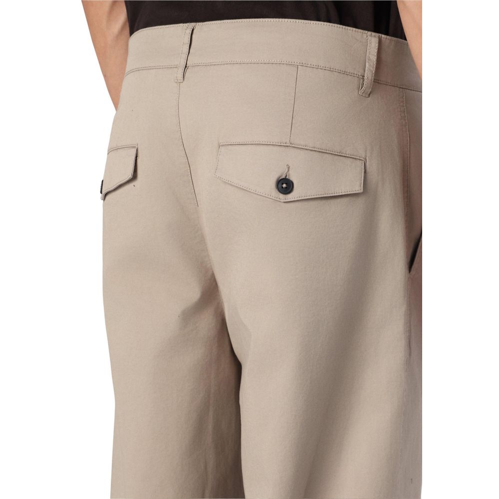 Only & Sons Beige Cotton Casual Pants - ClickThatClicks 