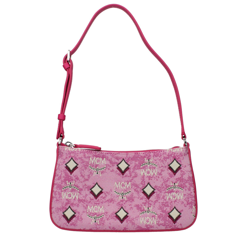 MCM Pink Fabric Crossbody Bag - ClickThatClicks 
