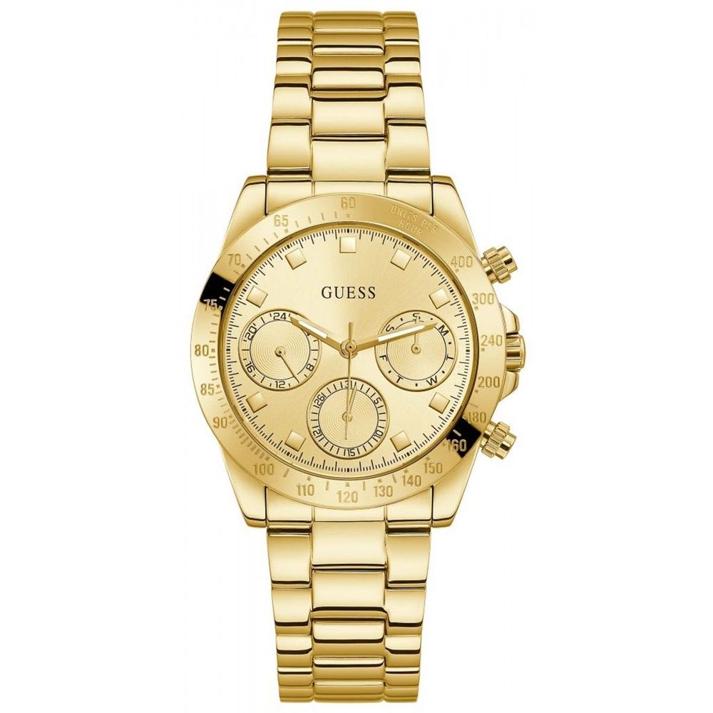 Guess Gold Stainless Steel Dress Watch - ClickThatClicks 