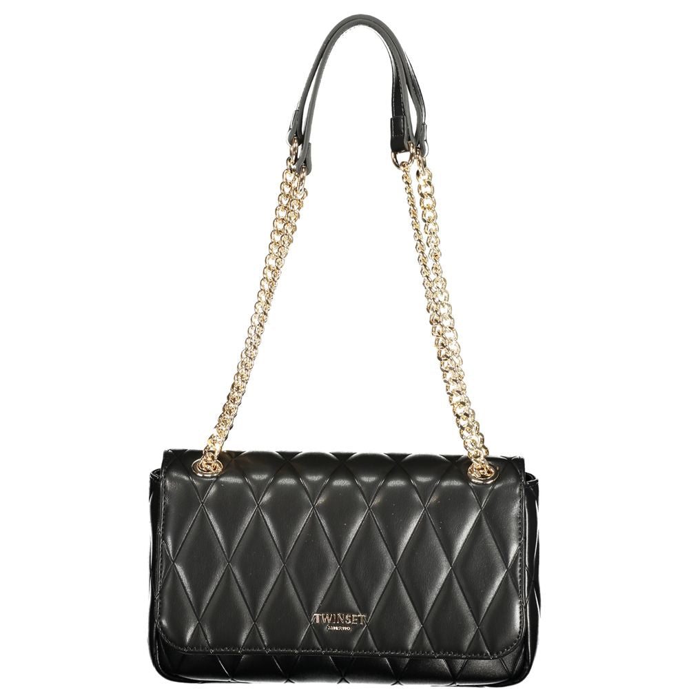 Twinset Black Polyurethane Women Handbag - ClickThatClicks 