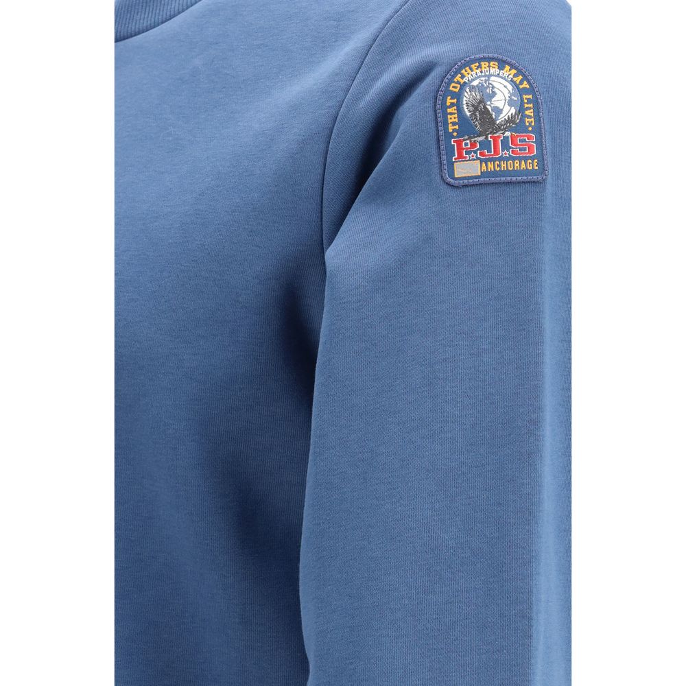 Parajumpers Blue Cotton Sweatshirt - ClickThatClicks 