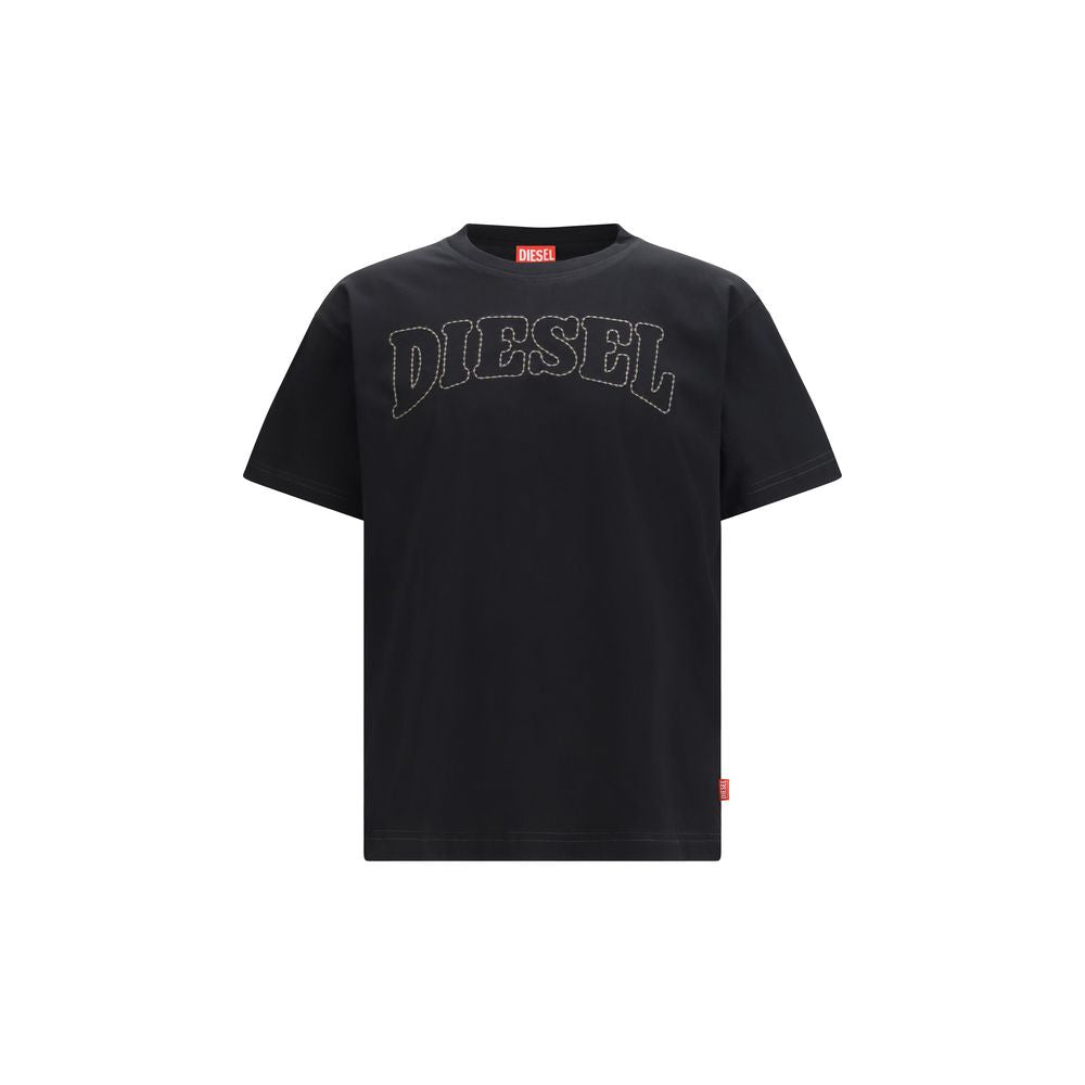 Diesel Black Cotton T-Shirt - ClickThatClicks 