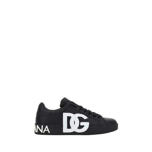 Dolce & Gabbana Black Rubber Sneakers - ClickThatClicks 