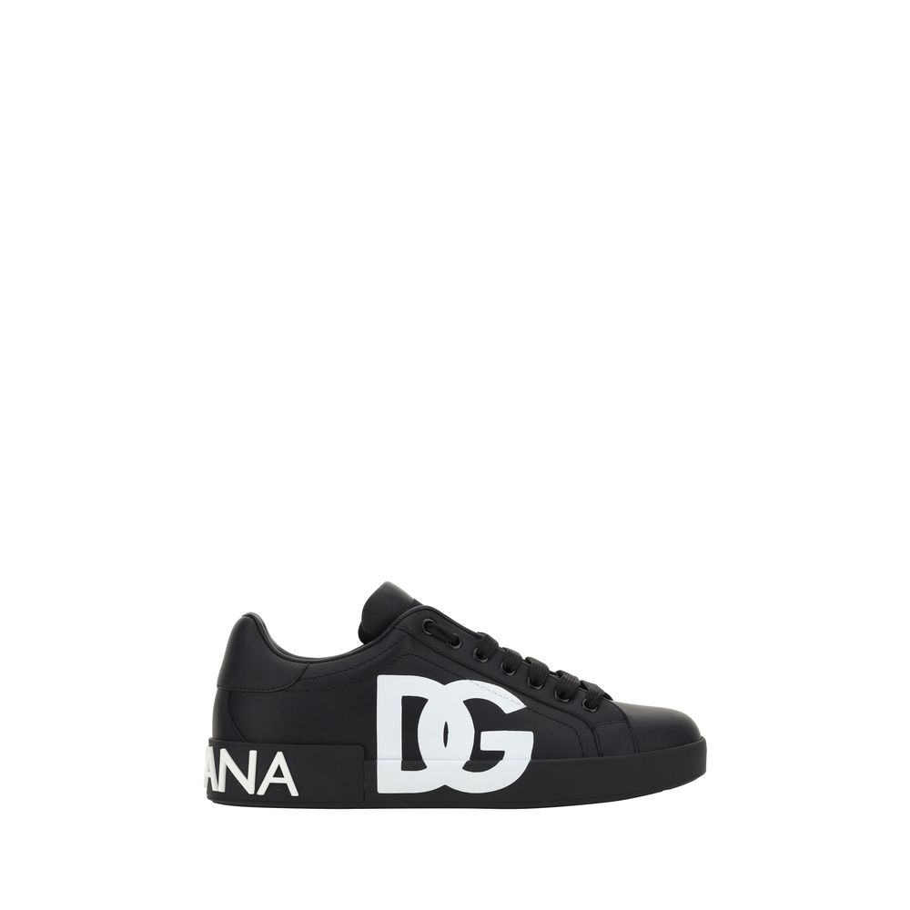 Dolce & Gabbana Black Rubber Sneakers - ClickThatClicks 