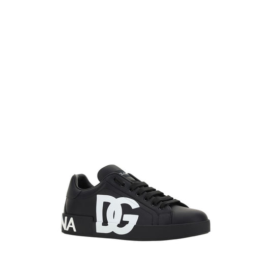 Dolce & Gabbana Black Rubber Sneakers - ClickThatClicks 