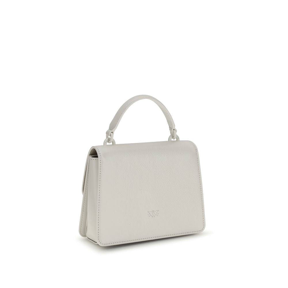 PINKO White Goatskin Handbag - ClickThatClicks 