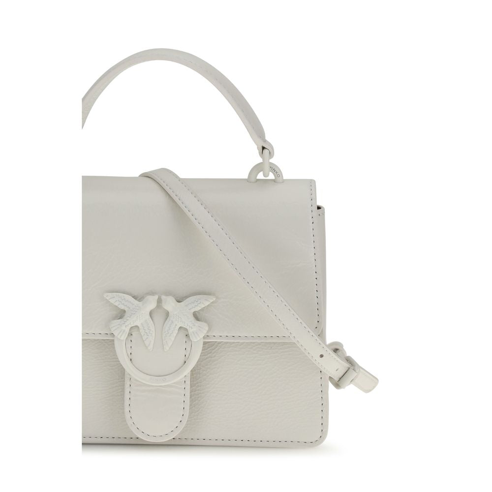 PINKO White Goatskin Handbag - ClickThatClicks 