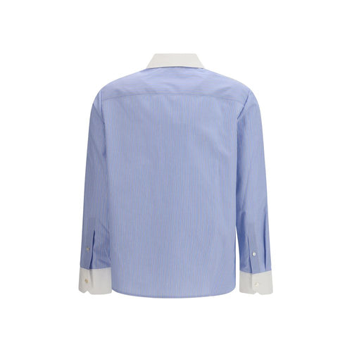 Tory Burch Blue Cotton Pattern Shirt - ClickThatClicks 