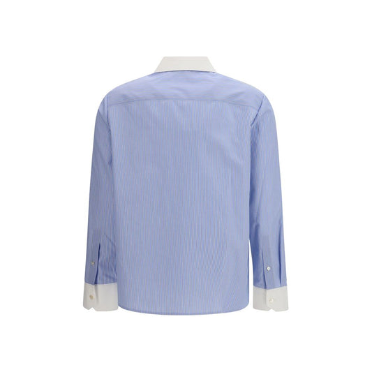 Tory Burch Blue Cotton Pattern Shirt - ClickThatClicks 