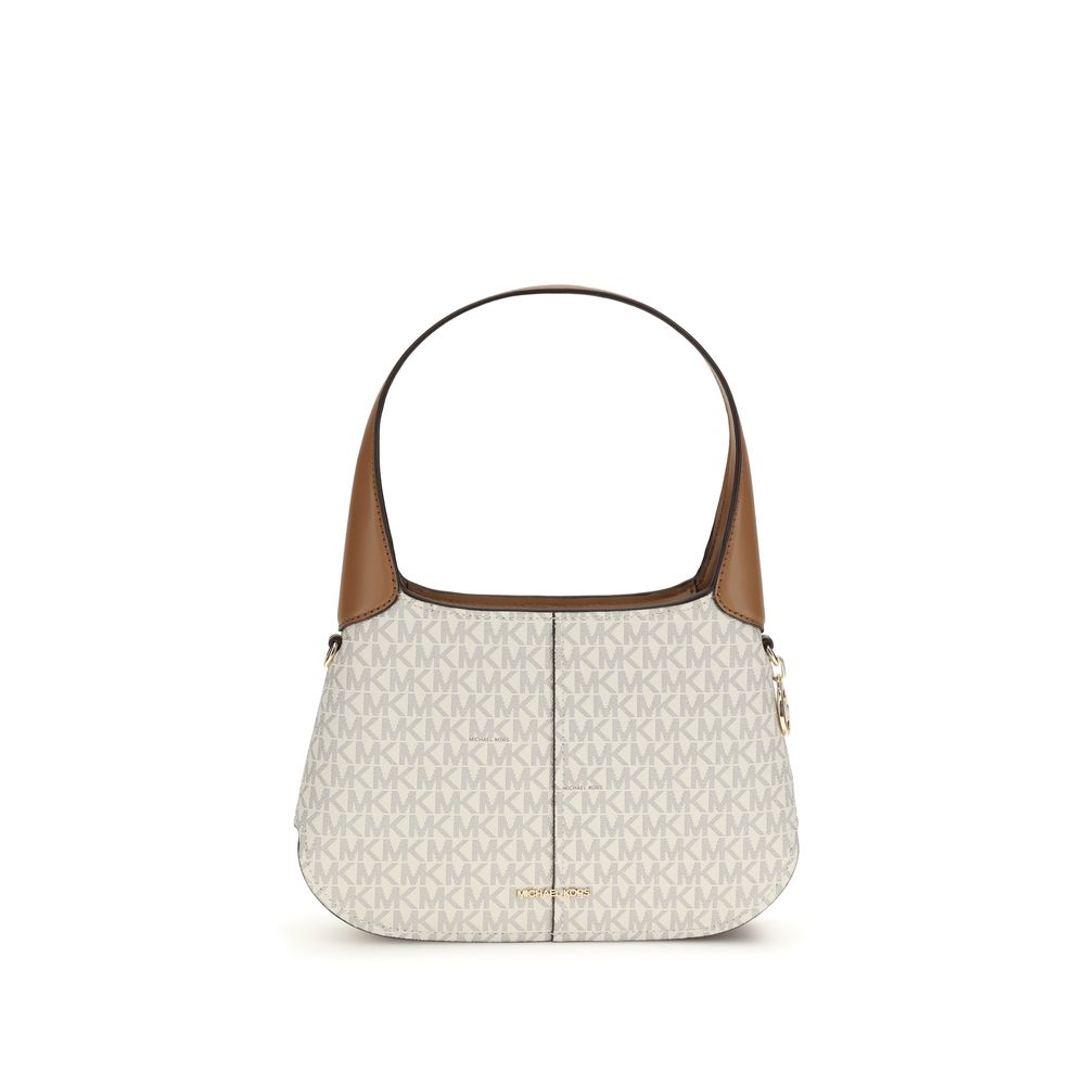 Michael Kors Beige Cotton Shoulder Bag - ClickThatClicks 