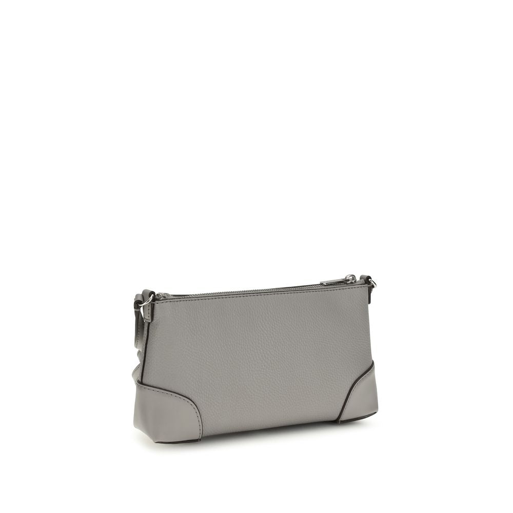 Michael Kors Gray Calf Leather Bos Taurus Wallet - ClickThatClicks 