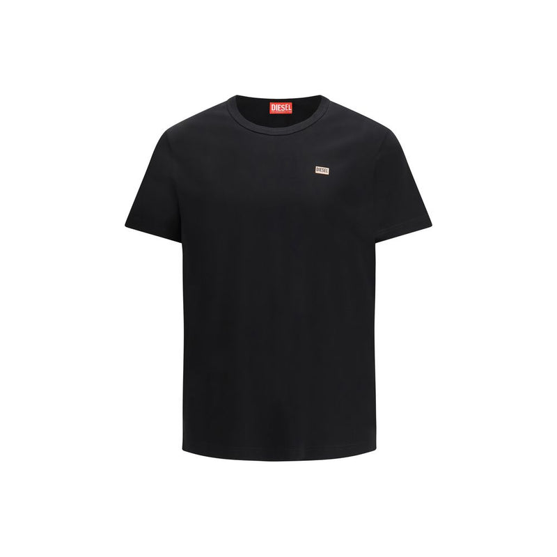 Diesel Black Cotton T-Shirt - ClickThatClicks 