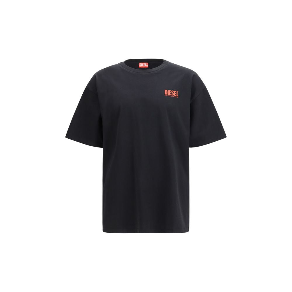 Diesel Black Cotton T-Shirt - ClickThatClicks 