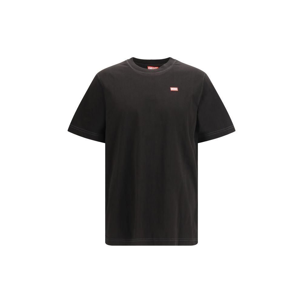 Diesel Black Cotton T-Shirt - ClickThatClicks 