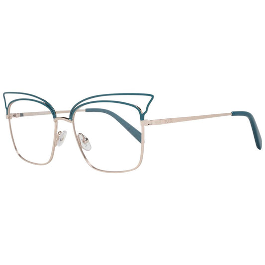 Emilio Pucci Turquoise Metal Glasses (Frames) - ClickThatClicks 