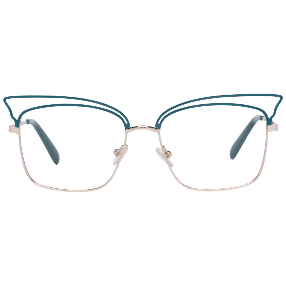 Emilio Pucci Turquoise Metal Glasses (Frames) - ClickThatClicks 