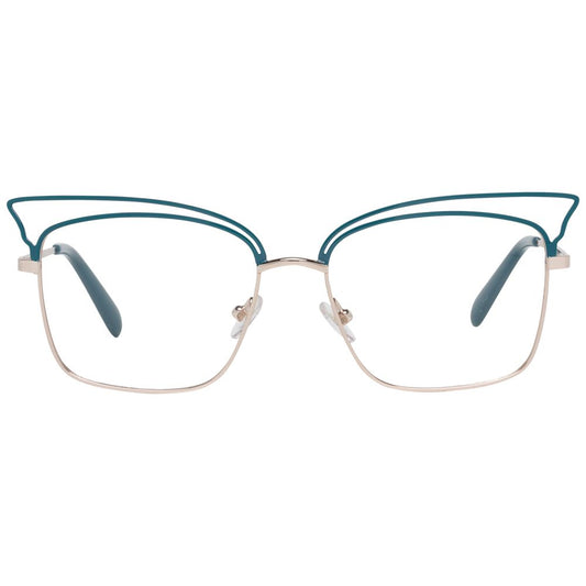 Emilio Pucci Turquoise Metal Glasses (Frames) - ClickThatClicks 