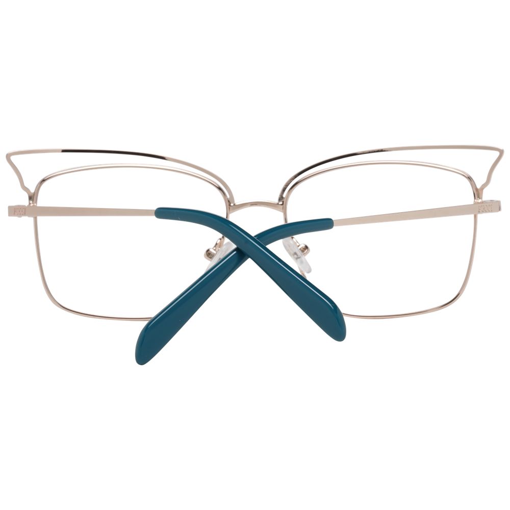 Emilio Pucci Turquoise Metal Glasses (Frames) - ClickThatClicks 