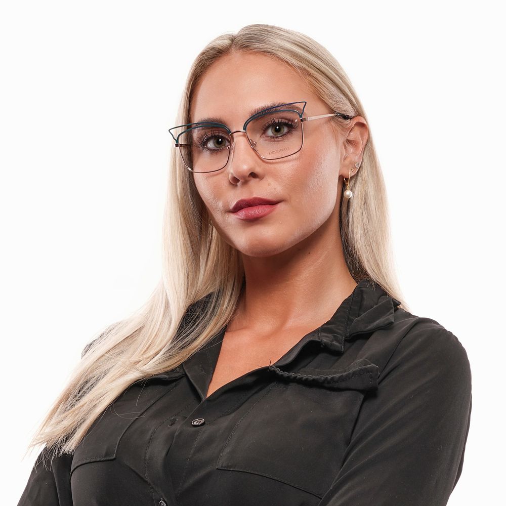Emilio Pucci Turquoise Metal Glasses (Frames) - ClickThatClicks 